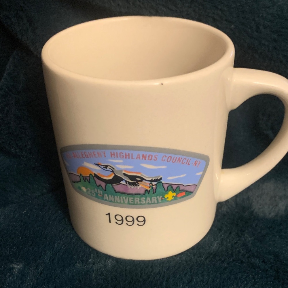 Boy Scouts of America PA-Allegheny Highlands Council NY 25th Anniversary Mug